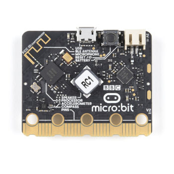 micro:bit V2 Bundle - комплект microbit v2 платка с батерии и USB кабел 15см