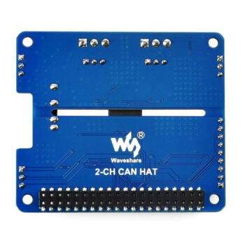 2-Channel Isolated CAN Expansion HAT for Raspberry Pi, Dual Chips Solution