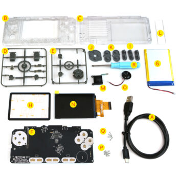 ODROID-GO Advance Black Edition Clear White