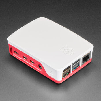 Кутия за Raspberry Pi 4 - официална кутия на Raspberry Pi, Red/White