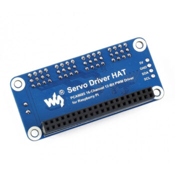 Servo Driver HAT - 16-канален серво PWM драйвер за Raspberry Pi